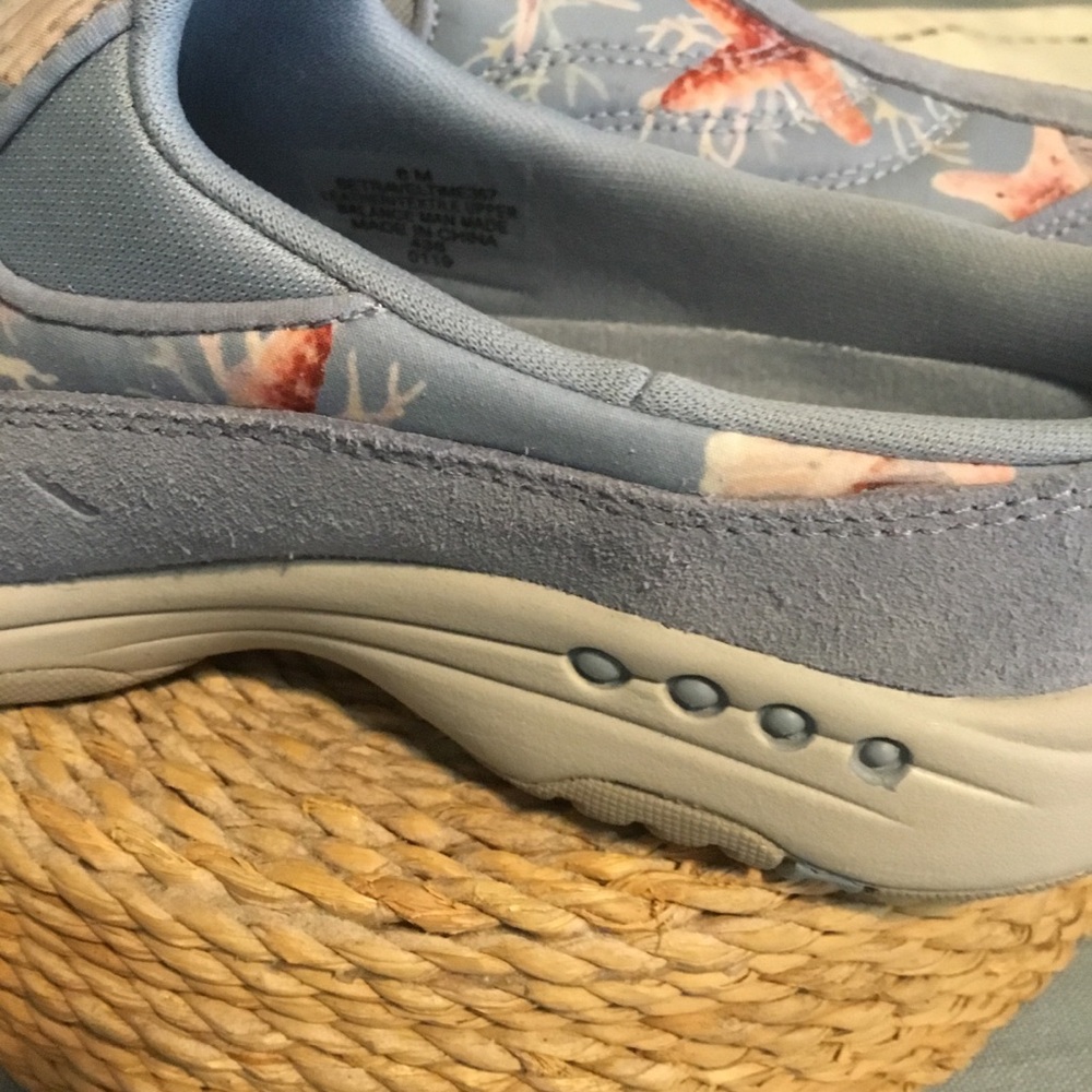 Easy Spirit Light Blue Slip-On Sea Life Mules - Picture 2 of 10